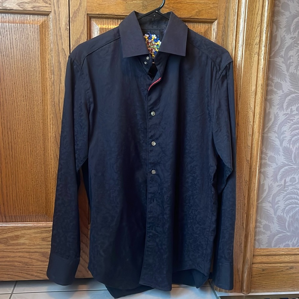 Robert Graham Black dress  shirt